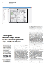 Verborgene Datenschätze heben: Das FDMLab experimentiert mit KI im Archiv